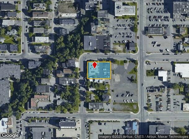  711 M St, Anchorage, AK Parcel Map