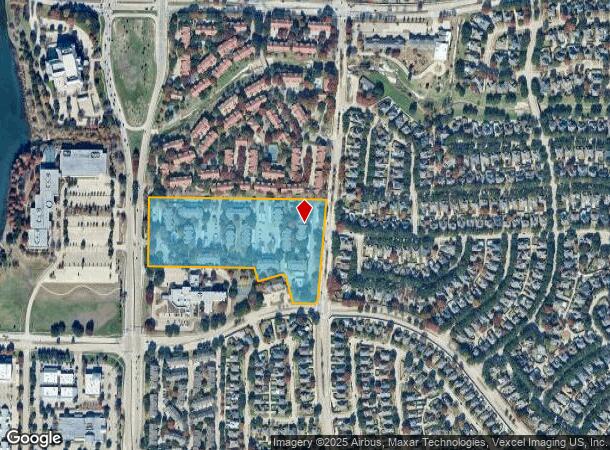  6820 Preston Rd, Plano, TX Parcel Map
