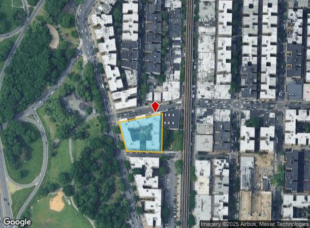  2100 Bronx Park E, Bronx, NY Parcel Map