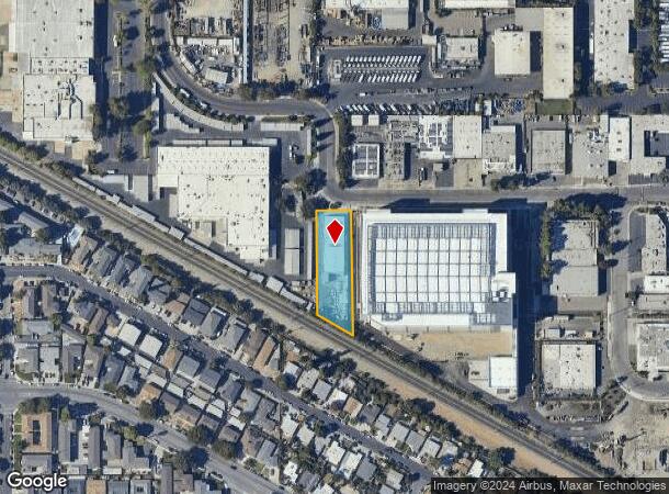  1330 Memorex Dr, Santa Clara, CA Parcel Map