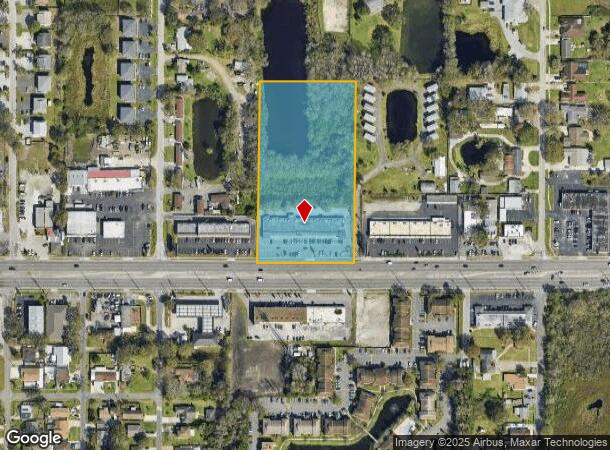  4025 W Waters Ave, Tampa, FL Parcel Map