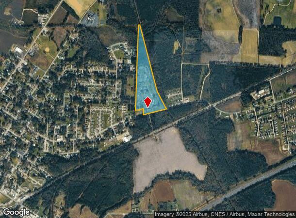  711 E Lizzie St, Selma, NC Parcel Map