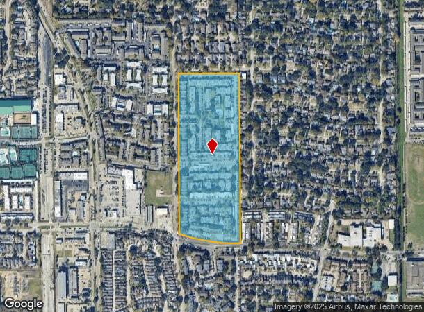  10950 Briar Forest Dr, Houston, TX Parcel Map