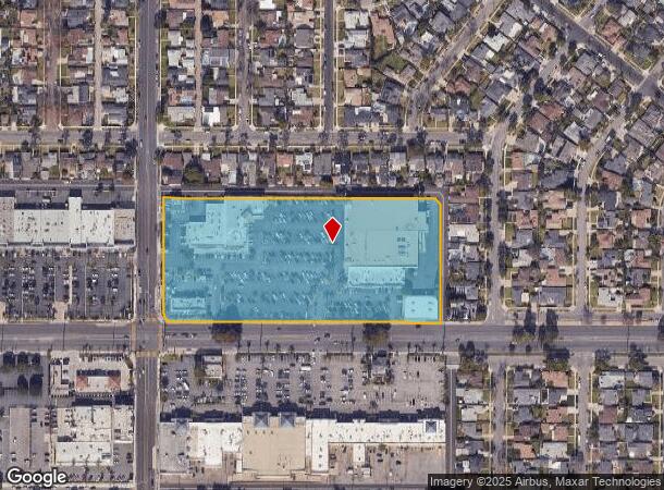  6411 E Spring St, Long Beach, CA Parcel Map