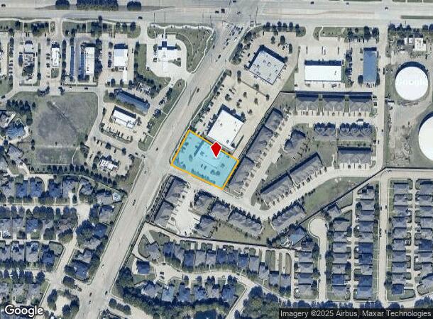  1710 N Greenville Ave, Allen, TX Parcel Map