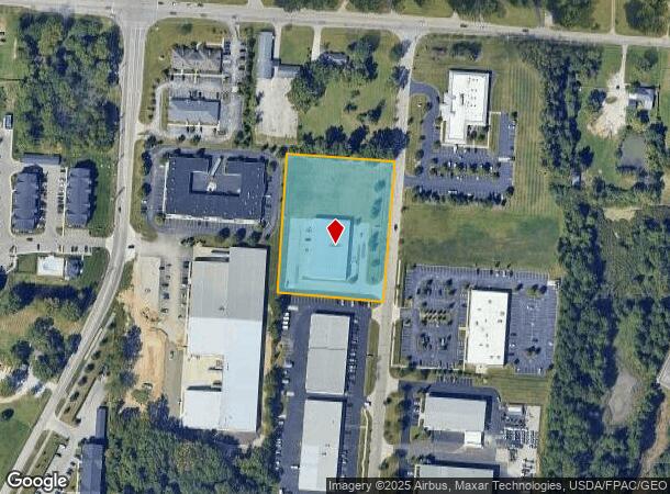  625 Cross Pointe Rd, Columbus, OH Parcel Map