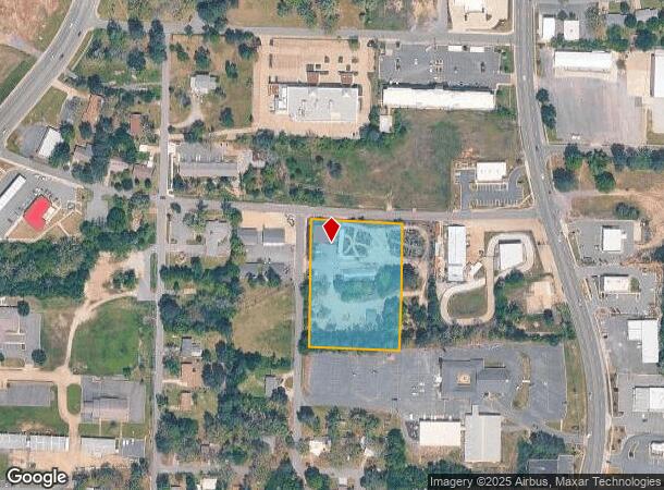  153 Franklin St, Hot Springs National Park, AR Parcel Map