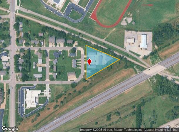 1502 East St, Andover, KS Parcel Map