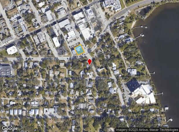  1372 Highland Ave, Melbourne, FL Parcel Map