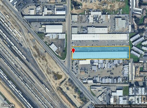 3164 N Marks Ave, Fresno, CA Parcel Map