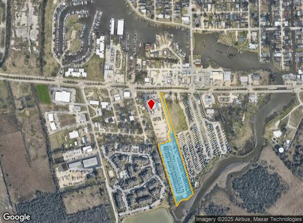  1029 Marina Bay Dr, Kemah, TX Parcel Map