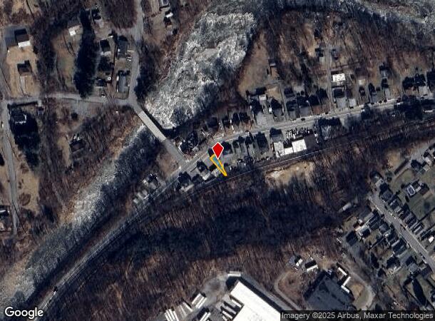  1248 S Main St, Old Forge, PA Parcel Map