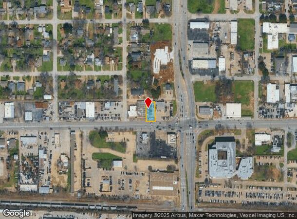  713 W Division St, Arlington, TX Parcel Map