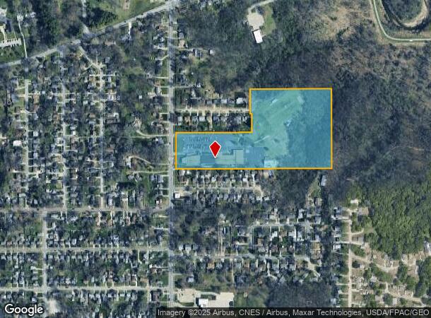  1701 E 33Rd St, Des Moines, IA Parcel Map