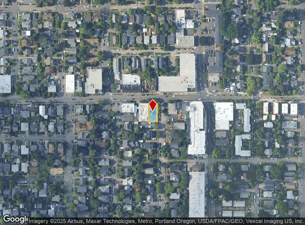 4846 Se Division St, Portland, OR Parcel Map