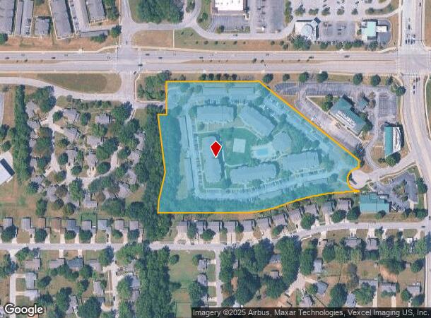  3601 Clinton Pky, Lawrence, KS Parcel Map