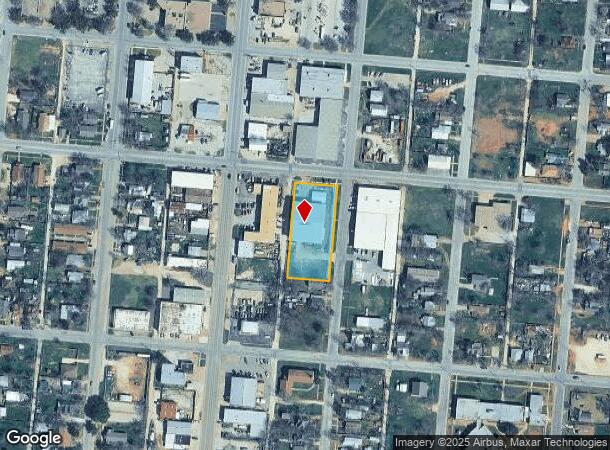  718 Pecan St, Abilene, TX Parcel Map