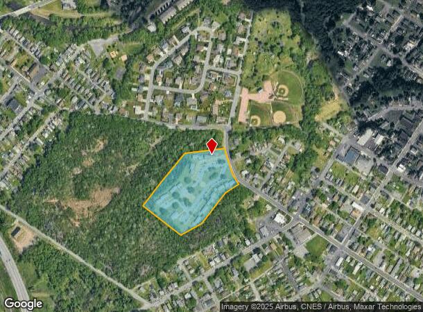 Sanderson St, Throop, PA Parcel Map