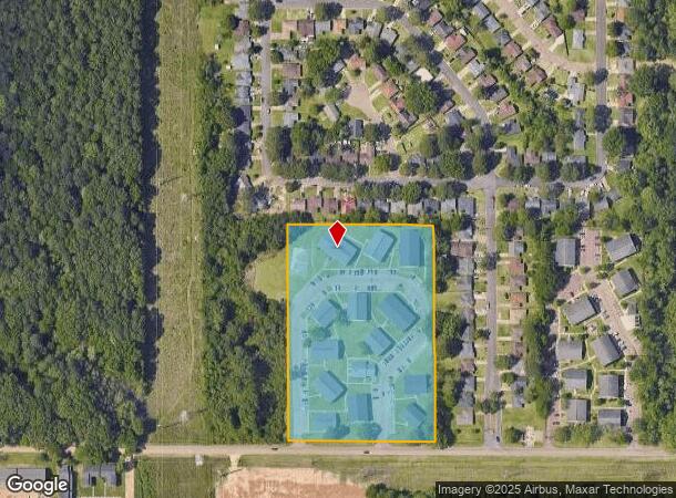  2322 Forest Ave, Jackson, MS Parcel Map