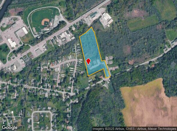 6571 Blue Cut Rd, Newark, NY Parcel Map