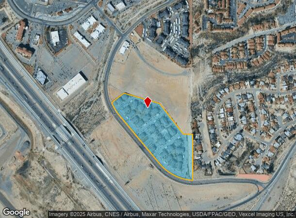  240 Desert Pass St, El Paso, TX Parcel Map