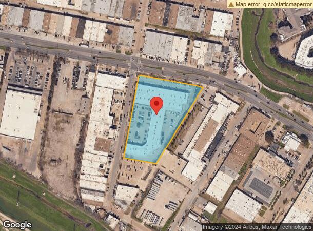  2025 Irving Blvd, Dallas, TX Parcel Map