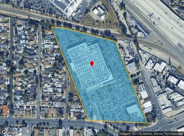  1051 W Burbank Blvd, Burbank, CA Parcel Map