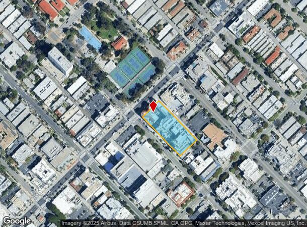  702 Wilshire Blvd, Santa Monica, CA Parcel Map