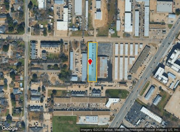  1208 California Ln, Arlington, TX Parcel Map