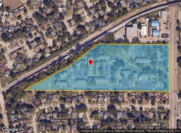  1845 N Josey Ln, Carrollton, TX Parcel Map