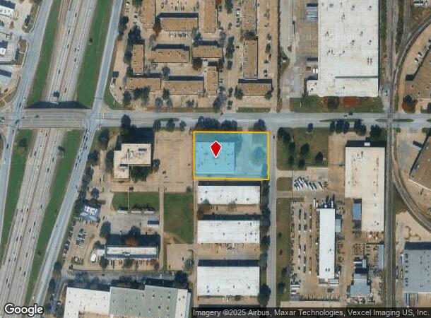 734 W Carrier Pkwy, Grand Prairie, TX Parcel Map