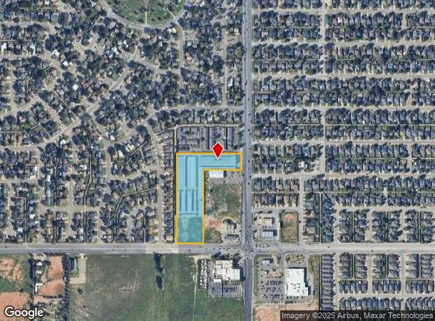  9602 University Ave, Lubbock, TX Parcel Map