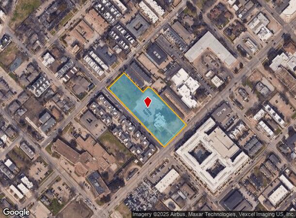  4601 Ross Ave, Dallas, TX Parcel Map