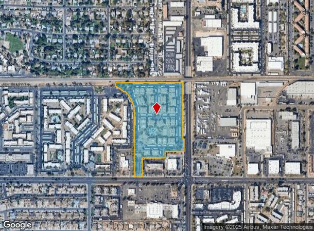  1720 E Broadway Rd, Tempe, AZ Parcel Map