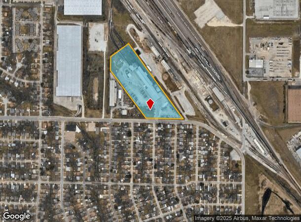 2101 Terminal Rd, Fort Worth, TX Parcel Map