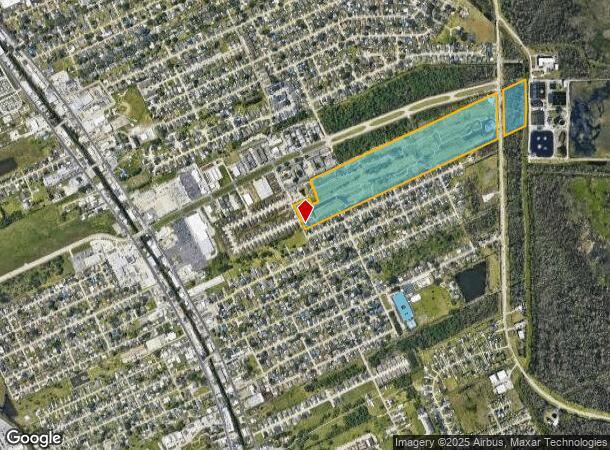 6433 Alma St, Houma, LA Parcel Map