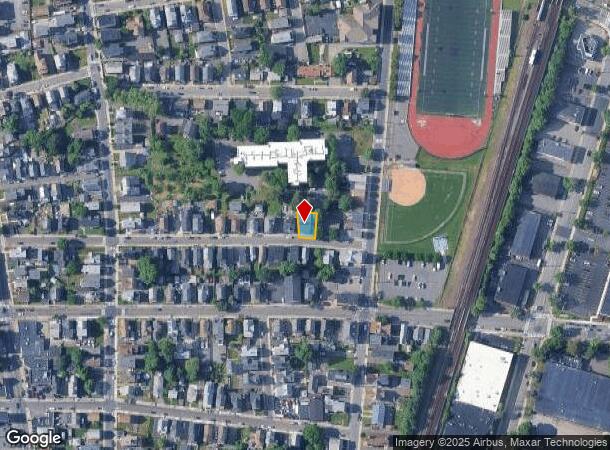 17 Hubbard St, Malden, MA Parcel Map