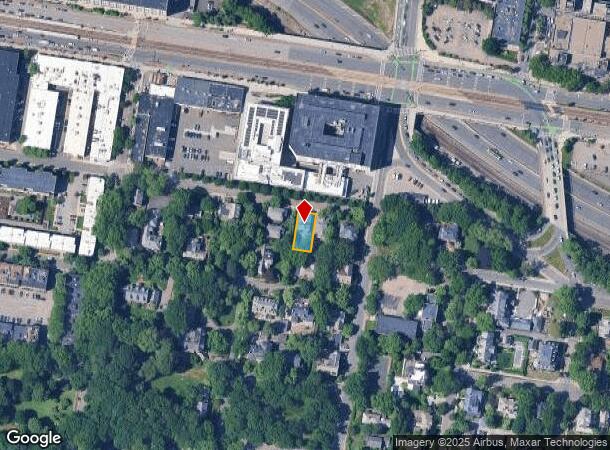  14 Dummer St, Brookline, MA Parcel Map