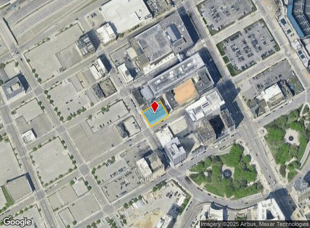 2110 Park Ave, Detroit, MI Parcel Map