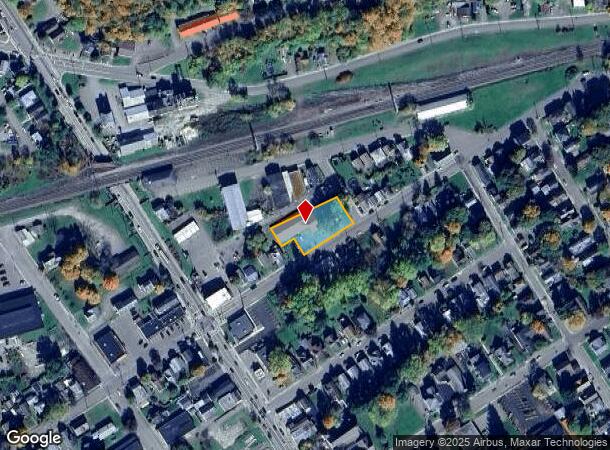 87 Fox St, Owego, NY Parcel Map