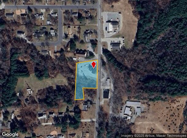 597 Putnam Rd, Danielson, CT Parcel Map