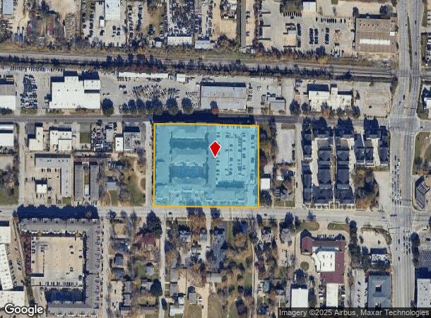  815 W Abram St, Arlington, TX Parcel Map