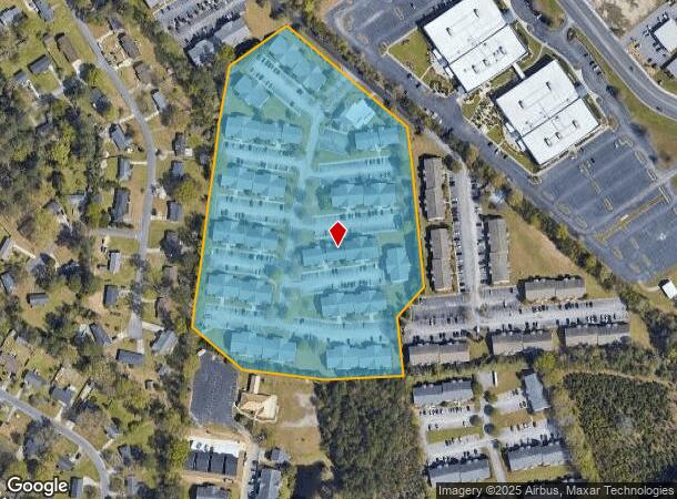 1322 Brittany Dr, Florence, SC Parcel Map