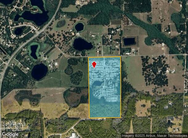  100 Cedar Gln, Deland, FL Parcel Map