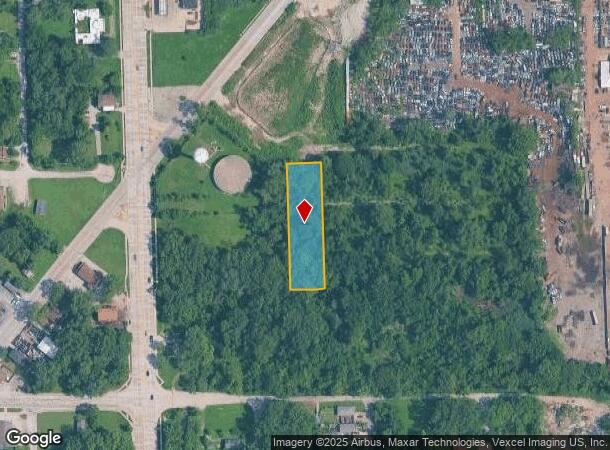  13539 S Claire Blvd, Robbins, IL Parcel Map
