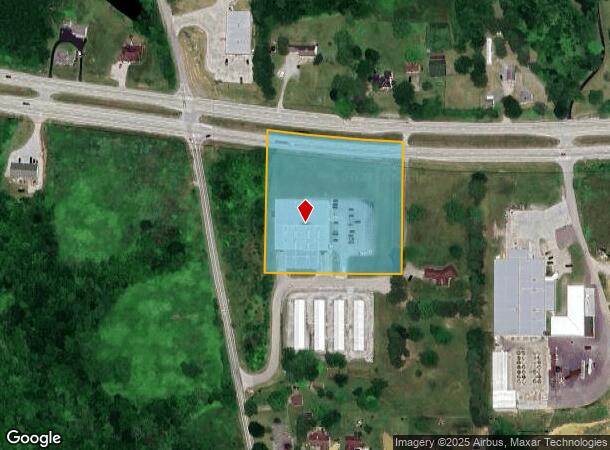  7080 Chartom Cir, Aurora, IN Parcel Map