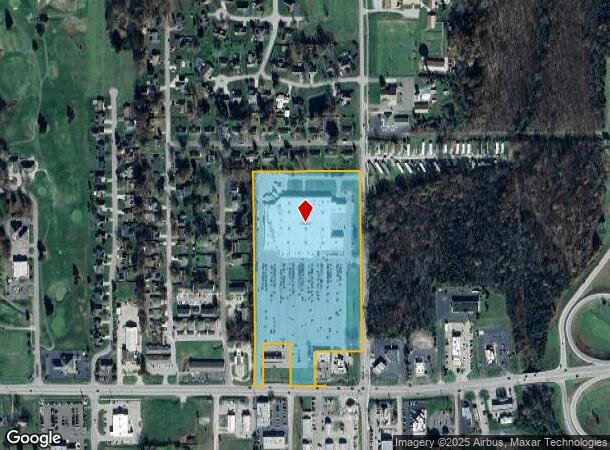  1618 W Mcclain Ave, Scottsburg, IN Parcel Map