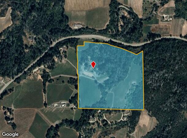  255 Petrified Forest Rd, Calistoga, CA Parcel Map