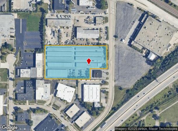 945 Rohlwing Rd, Rolling Meadows, IL Parcel Map