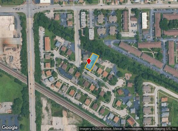  3856 W 124Th St, Alsip, IL Parcel Map
